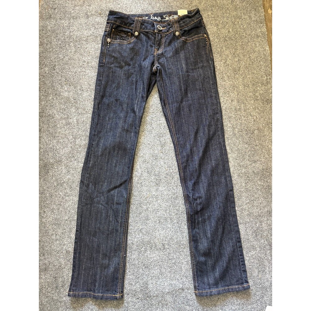 H&G Jeans Womens Size 5 Dark Blue Cotton Spandex Style 10917